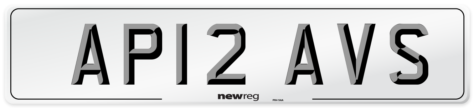AP12 AVS Number Plate from New Reg